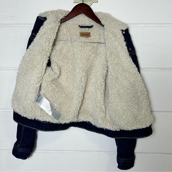 Levi's Women’s Original Sherpa Trucker Jacket Denim Size Medium - Picture 7 of 14